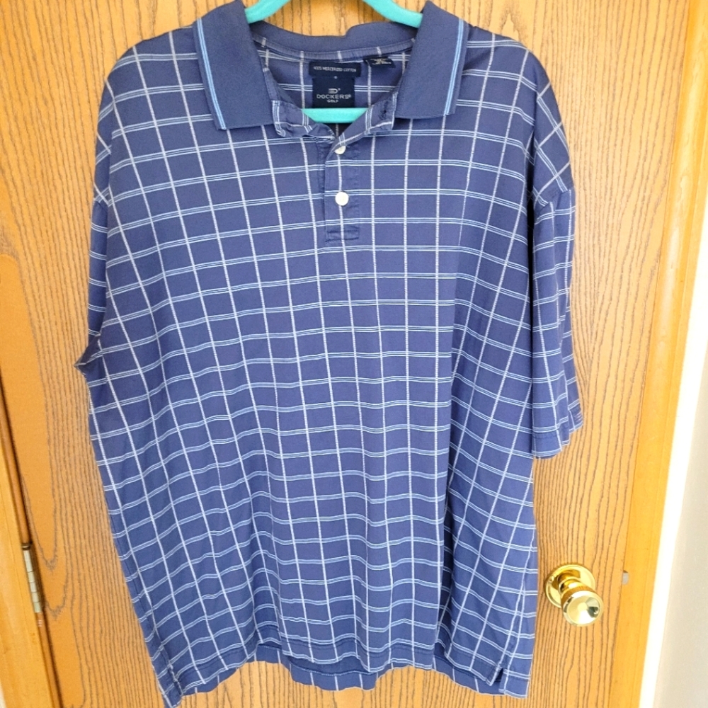 Men's Dockers Polo Golf Knit Shirt XL